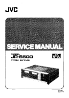 JVC JRS-600-Service-Manual